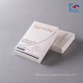 custom foldable white cosmetic face mask packaging box for lady